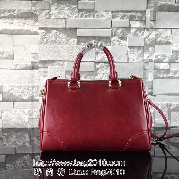 普拉達PRADA原單 2324原版油臘皮PRADA 實物實拍 官網同步手提肩背包 PHY1112
